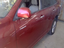 2008 TOYOTA HIGHLANDER, BURGUNDY, LIMITED, 3.5L, FWD,   Z25172